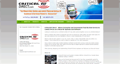 Desktop Screenshot of criticalrfdirect.com